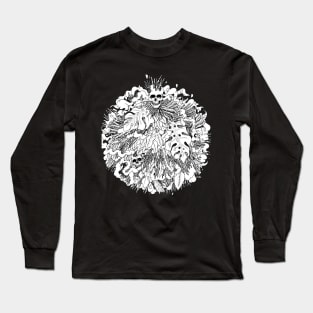 Skull and Natural Long Sleeve T-Shirt